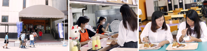 学食でランチ体験