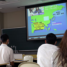 国際教養こども学科 体験授業 英語のクイズで日本文化を紹介しよう