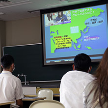 国際教養こども学科 体験授業 英語のクイズで日本文化を紹介しよう