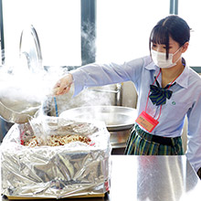 実践食物学科 栄養士コース 体験授業 災害食について