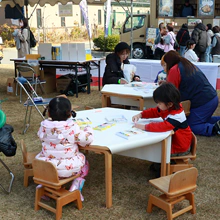 サクラクレパスさんお絵かきコーナー