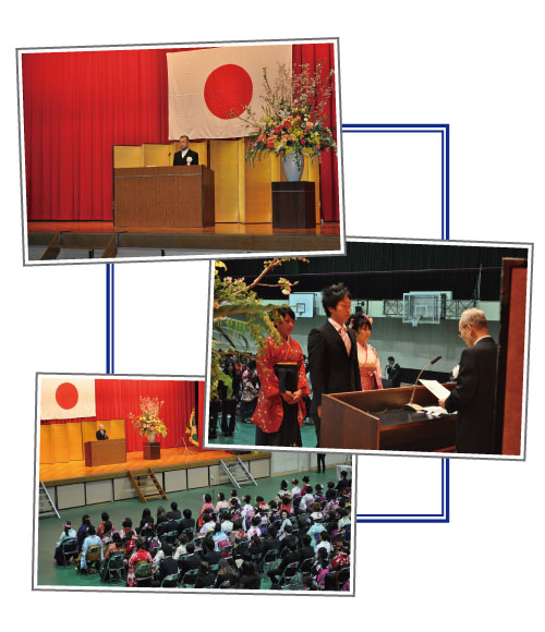 平成25年度 学位記授与式のようす