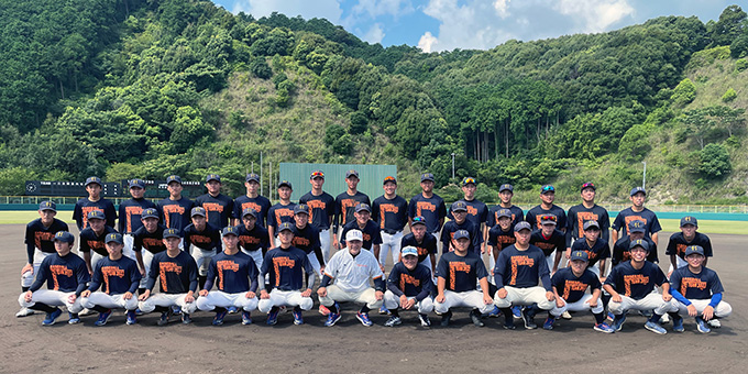 東大阪大学 硬式野球部 和歌山合宿集合写真