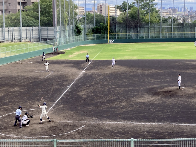 試合風景（守備）