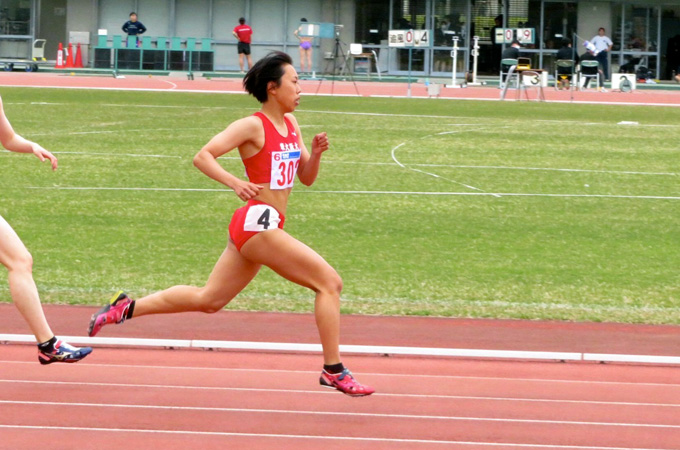 400ｍ 4位に入賞した外山