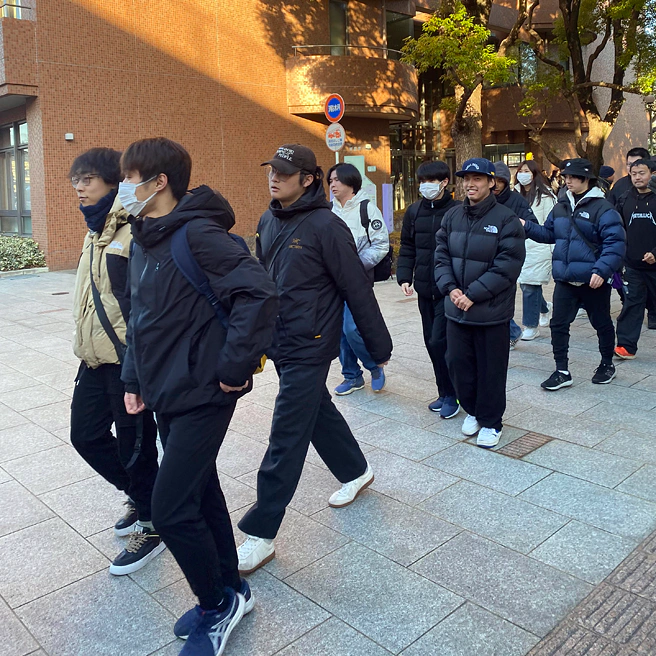 第2回村上学園ふれあいウォーク いざ、出発!!
