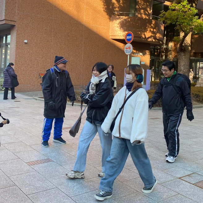 第2回村上学園ふれあいウォーク いざ、出発!!