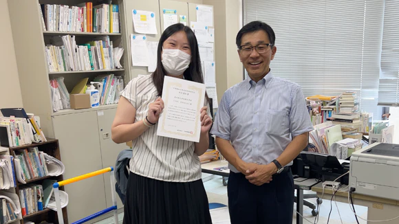 2026年7月22日(金)本学介護福祉学科「タン ツェン ツァオ」さんが「介護福祉士養成給付型奨学生」に選ばれる